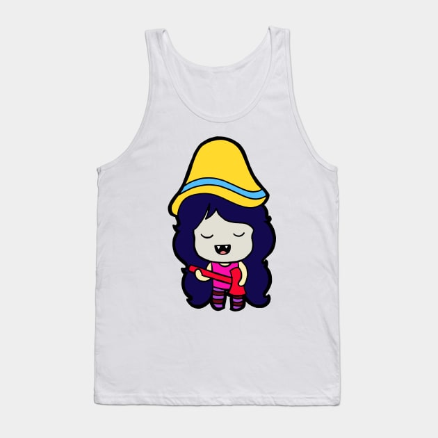 Adventure Time - Kawaii Marceline the Vampire Queen Tank Top by coloringiship